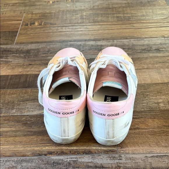 Golden Goose Pastel Pink and Cream Sneakers - Picture 3 of 4
